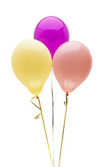 balloons with helium isolated
