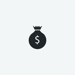 Money vector icon illustration sign