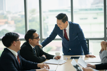 group of business people workshop training in business event at seminar room.