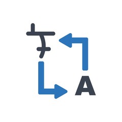 Fototapeta premium Translate language icon