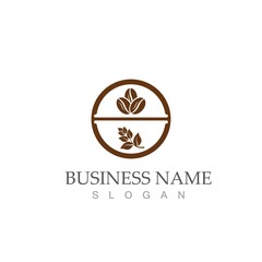 coffee bean icon vector