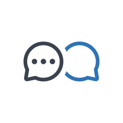 Message bubbles icon