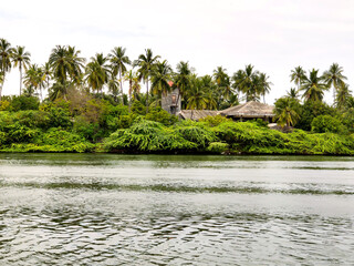 A magnificent view of a beautiful island in india