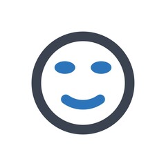 Happy smile icon