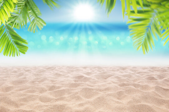 Beach Summer Background Stock Photo - Download Image Now - Beach