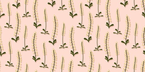 Floral pattern. modern floral shapes seamless pattern. Modern exotic designs for paper, cover, fabric, interior decor and other users.