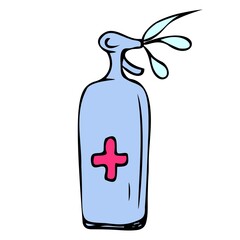 gel for disinfection of hands from bacteria and viruses