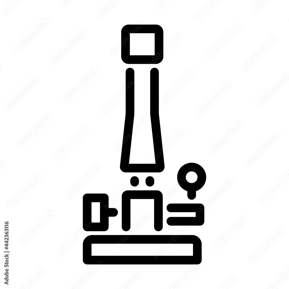 Canvas Prints icon of chemistry burner