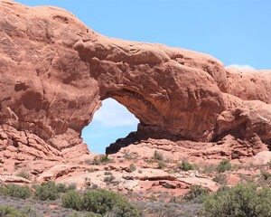 Fototapeta premium Arches in the Arches National Park Near Moab, Utah