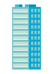 blue building icon