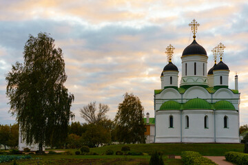 Church architecture of Murom, a city in Russia. 