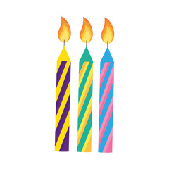 Happy birthday candles