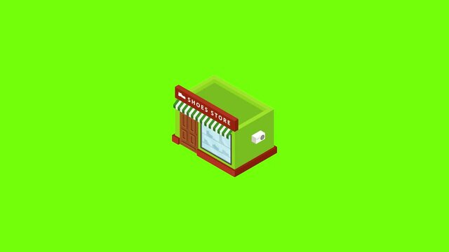 Shoes store icon animation