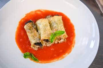 cannelloni cucinare chef cottura piatto italia cannelloni pomodoro 