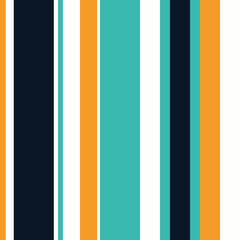 Modern orange and blue stripes vector pattern 
