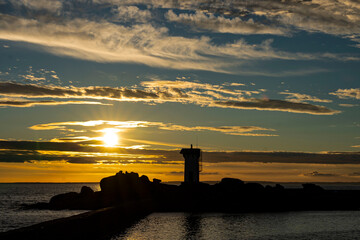 Couch&eacute; de soleil et couleurs