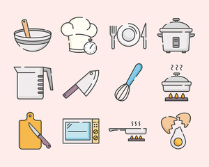 Cooking symbol collection