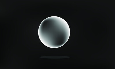 Close up of partial solar eclipse on dark background. eps 10