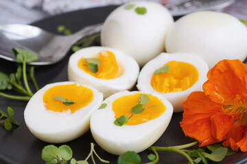 Gekochte Eier