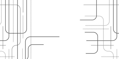 Technology background of lines.The modern concept of digital technology. Abstract geometry.Vector illustration.