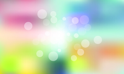 Naklejka premium Colorful bokeh background blur,holiday wallpaper. abstract background summer, spring.vector illustration