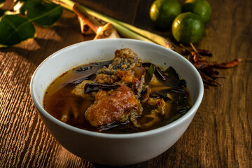Thai food tom klong flavor