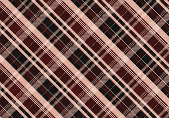 Seamless tartan plaid pattern background. Fabric texture. Vector.