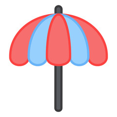 A sunshade gadget, icon of umbrella