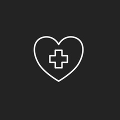 Obraz premium Medical Help icon. Vector illustration for graphic design, Web, UI,