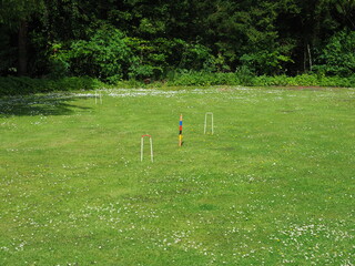Croquet on the lawn