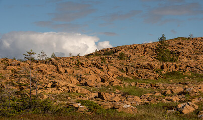 Serpentine landscape, Leka, Norway.