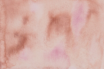 Pink watercolor abstract background. Watercolor pastel wallpaper