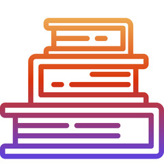 book gradient icon