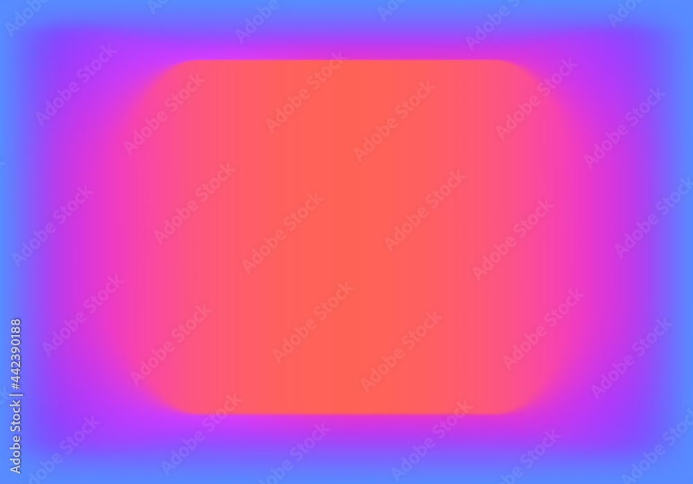 Poster abstract background with vibrant gradient from blue to orange with violet and pink. vivid and fluid 