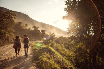 Obraz premium Coroico Sunset