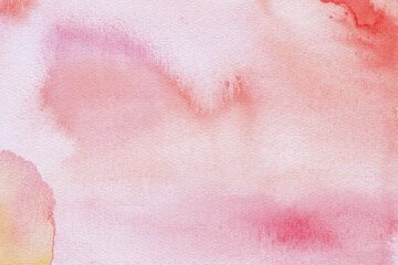 Pink watercolor abstract background. Watercolor pastel wallpaper