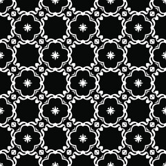 Seamless vector pattern in geometric ornamental style. 