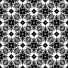 Seamless vector pattern in geometric ornamental style.