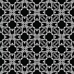 Foto op Canvas Seamless vector pattern in geometric ornamental style. © t2k4