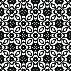 Seamless vector pattern in geometric ornamental style.
