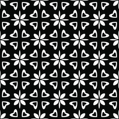 Seamless vector pattern in geometric ornamental style.