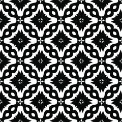 Seamless vector pattern in geometric ornamental style.