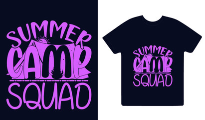 Summer camp squad, summer svg, ai, eps, jpeg, Png, dxf, Pdf, Happy Camper SVG, Hiking Mountains Campfire Tent T-Shirt, instant download, Camp life SVG, Digital file