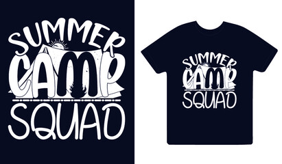 Summer camp squad, summer svg, ai, eps, jpeg, Png, dxf, Pdf, Happy Camper SVG, Hiking Mountains Campfire Tent T-Shirt, instant download, Camp life SVG, Digital file