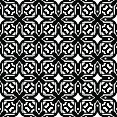 Seamless vector pattern in geometric ornamental style. 