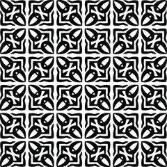 Seamless vector pattern in geometric ornamental style. 