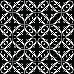 Seamless vector pattern in geometric ornamental style. 