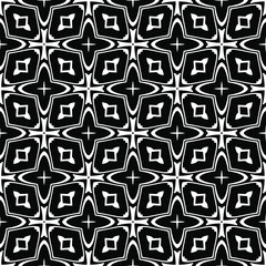 Seamless vector pattern in geometric ornamental style. 