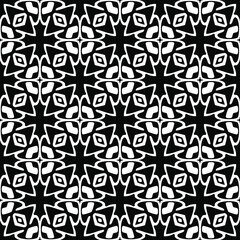 Seamless vector pattern in geometric ornamental style. 