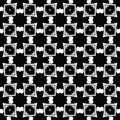 Seamless vector pattern in geometric ornamental style. 